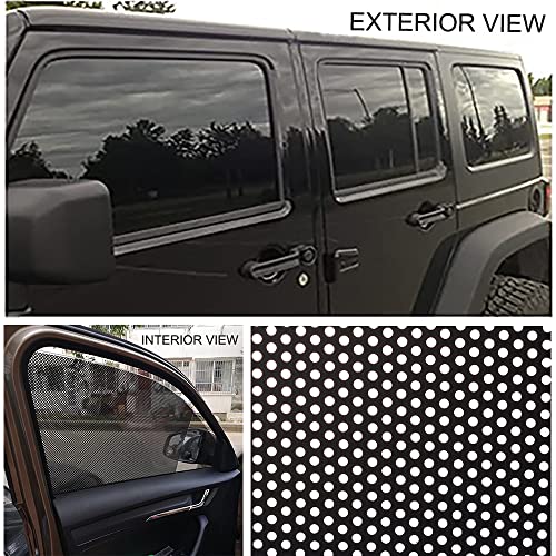 Vinilo perforado adhesivo para ventana privacidad 11.8x47 in miniatura 4