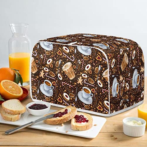 Image of Talayituse Coffee Toaster Cover 4 Slice Wide Slot, Lightweight, Dust Protection, Washable Appliance Bag