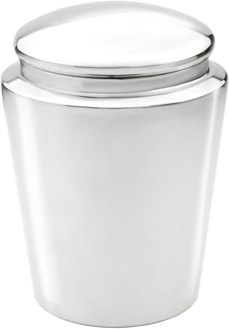 Bredemeijer Duet Design Tea Canister, Shiny, 200 Gram, Stainless Steel, Silver, 14.4 x 11 x 10.6 cm