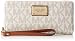 Michael Michael Kors Womens Mk Jet Set Travel Signature Leather Continental Wallet