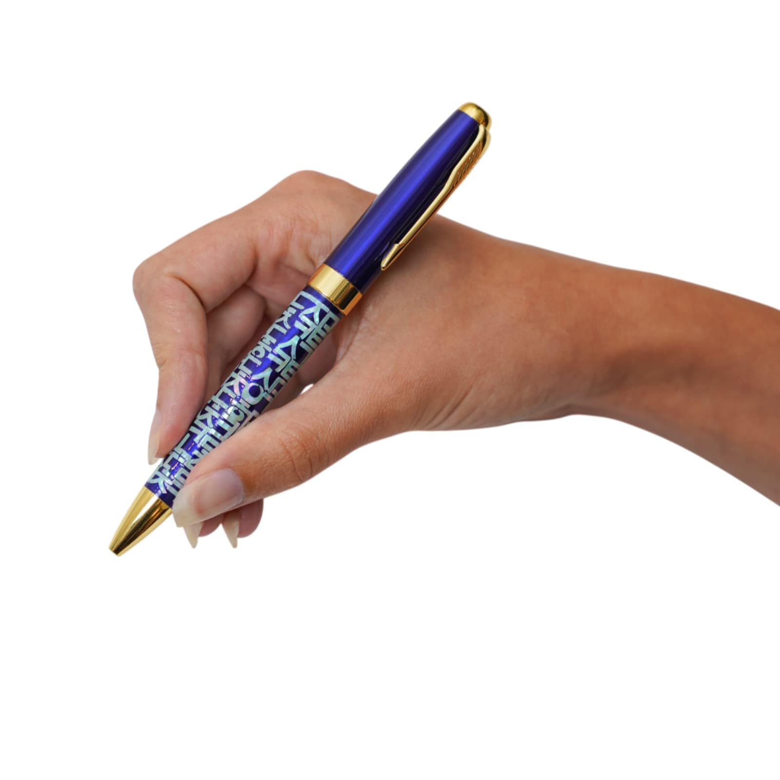 February Mountain Mother of Pearl Ballpoint Pen, Retractable Ballpoint Pens, for Gift Business, Office - Image 3