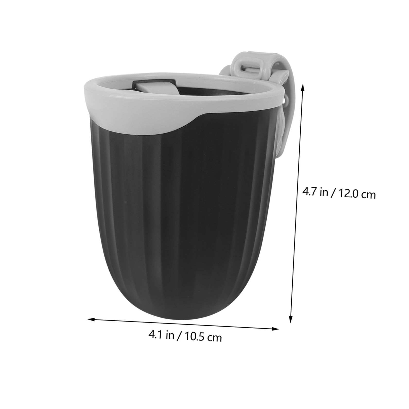 HEMOTON 2 Pezzi Portabicchieri Per Passeggino Universale in Plastica Pp E Silicone Design Facile Da Installare