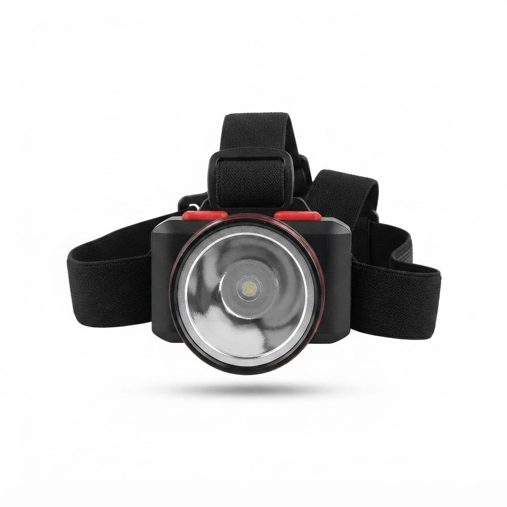 (10 year warranty led headlamp with head strap, 90° adjustable head light, hands-free led head torch for every where