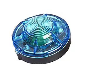 Tumecos Emergency Flare Alert Warning Signal Caution Light LED Beacon Pro with Magnetic Base for Vehicle (Blue 1)