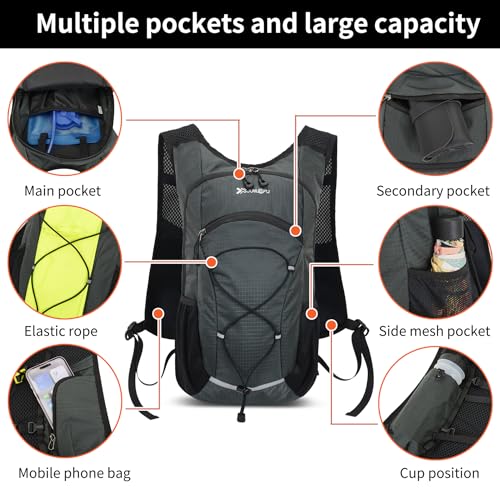 Sac à dos sport imperméable et léger 20L multi-activités ski et vélo - 4