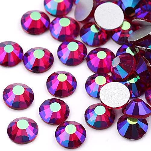 Ss16 Ss20 Ss30 Siam Ab Flatback Non Hot-Fix Rhinestone Garment Glass Stones,DIY 3D Decorations Supplies