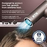 Shark SpeedStyle Pro Flex Professional Performance High-Velocity Hair Dryer System with Scalp Shield & IQ Speed Styling and Drying Suite, Lightweight, Ionic, No Heat Damage, Mocha Silver, HD542 - Image 4