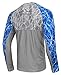 Fishoholic UPF 50 Performance Fishing Shirt - Long Sleeve - Loose Keg Fit - Breathable Quick Dry Sun Protection
