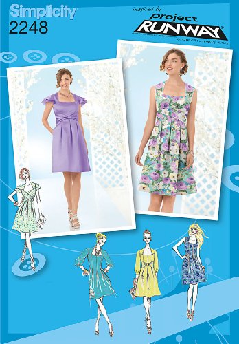 Patron de couture robe Simplicity D5 ajusté pour tailles 4 à 12 - 2