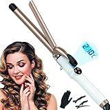 💋Sicherheitsdesign💋60 Minuten Auto-Off💋Anti-Verbrennung sgriff, frontend-Design der Wärmeisolierung, und hitzeschutzhandschuh bieten große Sicherheit. Die Sicherheitshalterung verhindert, dass die Heizplatte den Schreibtisch verbrennt. Um 360°drehbares Kabel, um Verwicklungen zu vermeiden, und lang genug (78 inch), um das Stylen Ihrer Locken bequemer zu machen. 110V-220V doppelte Spannung.12 monate garantie.