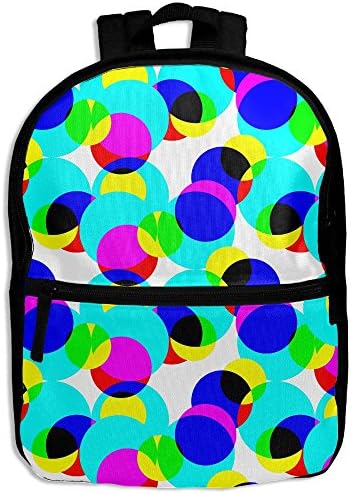 Seamless Geometric Pattern Casual Funny Backpack School Bag Boys & Girls School Book Bag