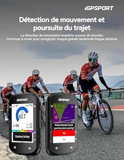 iGPSPORT BSC200S GPS Ciclocomputer Navigazione Percorso Colori Schermo Computer Funzione Guida Continua Rilevamento Movimento Navigazione One-Touch Compatibile Radar Intelligente Fanale Posteriore