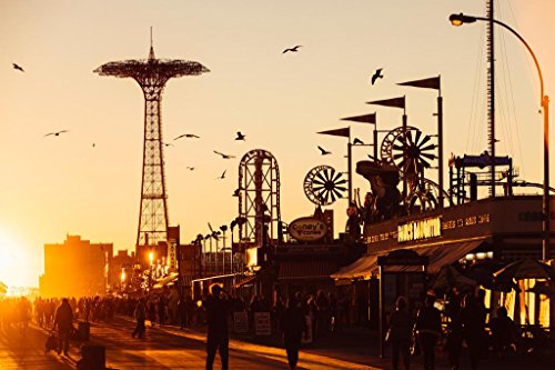 Coney Island Boardwalk Brighton Beach New York Park Sunset Photo Photograph Landscape Pictures Ocean Scenic Scenery Nature Photography Paradise Scenes Cool Wall Decor Art Print Poster 36x24 Coney Island Boardwalk Brighton Beach New York Park Sunset Photo Photograph Landscape Pictures Ocean Scenic Scenery Nature Photography Paradise Scenes Cool Wall Decor Art Print Poster 36x24