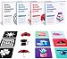 Baby Spielzeug ab 0 3 6 12 36 Monate, 128 Stück Baby Visual Stimulus Cards Hohe Kontrast Baby Visual Cards für Kleinkinder 0-36 Monate Schwarz Weiß Karten Baby