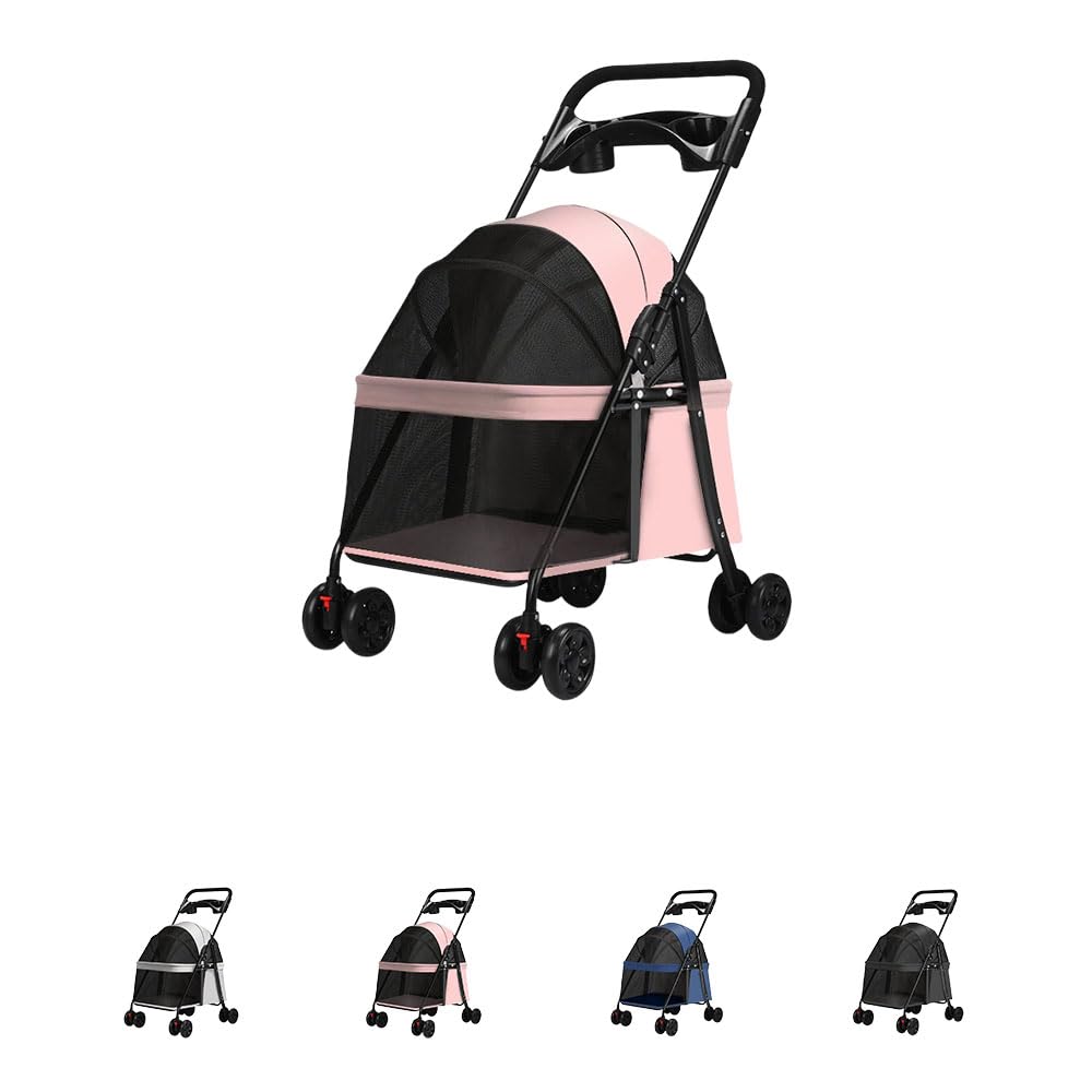 Amazon | LIVIA大型犬用ペットカート 多頭用 一体型 大容量 耐荷重30kg