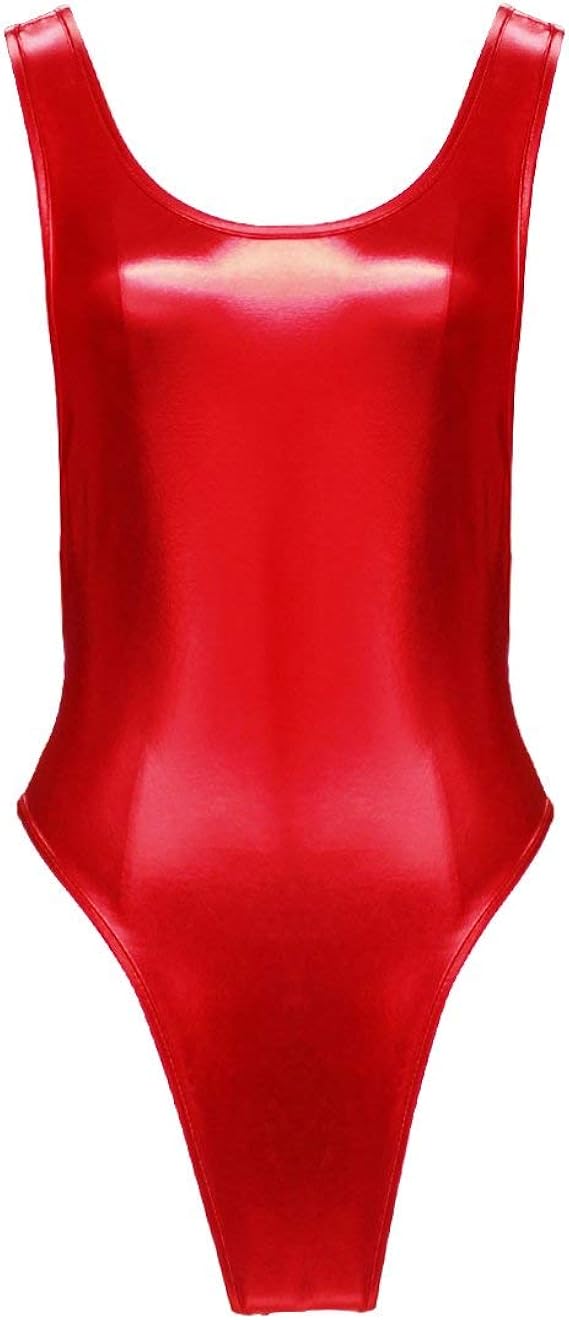 HaiDean Women S Wetlook Lacquer Look Shine Women Swimsuit Modern Casual S Swimsuit Summer Beach