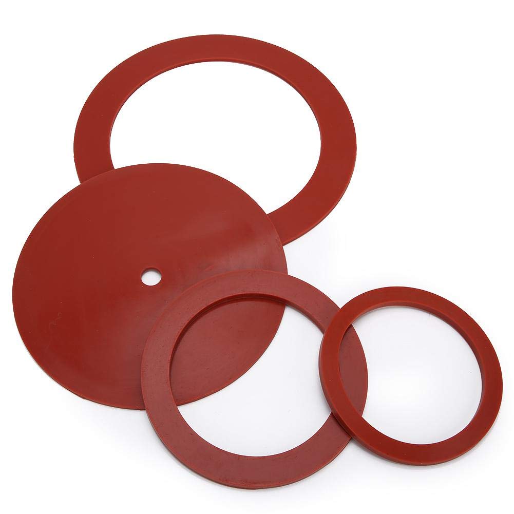 4Pcs Jewelry Rubber Gasket, Rubber Casting Machine Gasket Professional Jewelry Making Tools Casting Machine Accessory Sealing Gasket for Jeweler Shop Jewelry Repairer