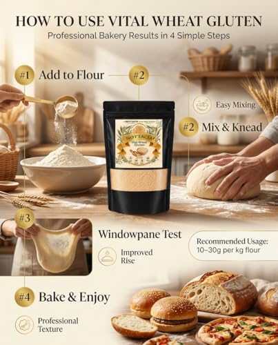 Image of Nottacia Wheat Gluten, 1 KG
