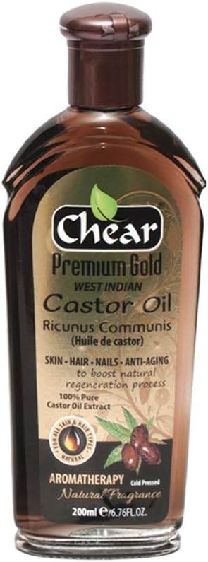Castor Oil 200ml for Hair Growth – Blend with Coconut, Rosemary, Black Seed, Olive, Sesame & Vitamin E – Scalp Treatment, Thickening Oil for Hair, Beard, Eyelashes & Eyebrows