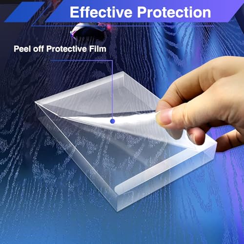 Image of 20Pcs Plastic Protector Case, Display Case Protector Clear Plastic Protection Sleeve Display Box for Atari 2600 7800 Cartridge