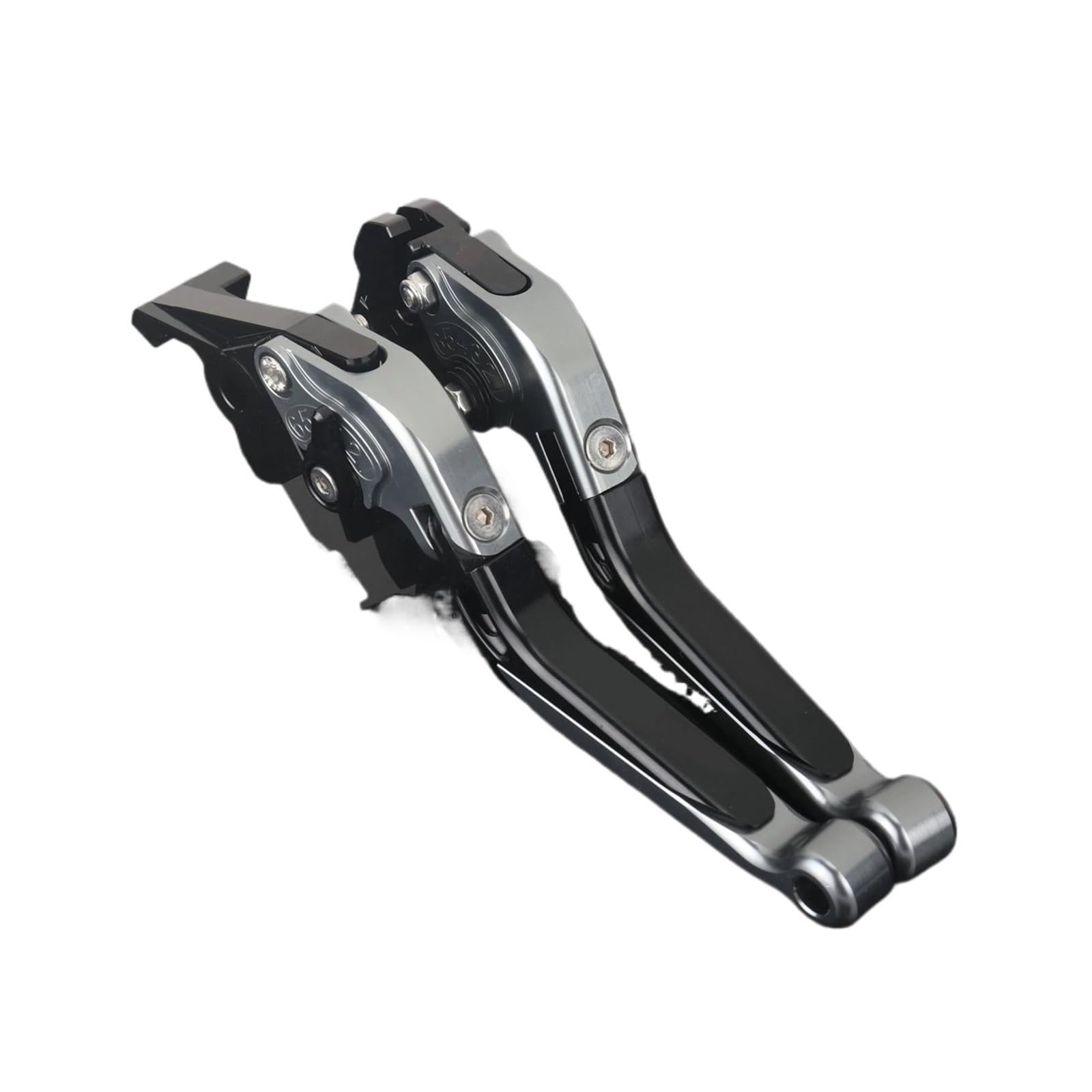 Lgldamuhx Sliver Handlebar Clutch Brake Lever For Yamaha For Nmax155 For Nmax 160 155 125 2015-2024 Motorcycle Adjustable Folding Brake Clutch Lever(Sliver)