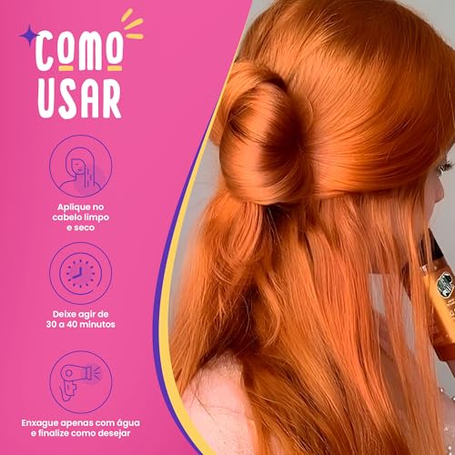 Máscara Pigmentante, Carpa, Kamaleão Color, 150 ml