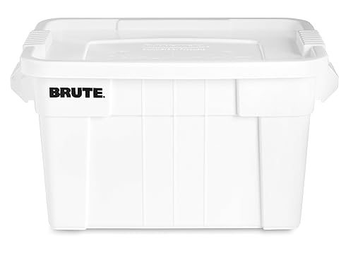 Miniatura 7 de Baúl con tapa Rubbermaid Commercial fg9s3100gray Brute, capacidad de 20 galones, 27-7/8 pulgadas, longitud x 17-3/8 pulgadas, ancho x 15-1/8 Gris