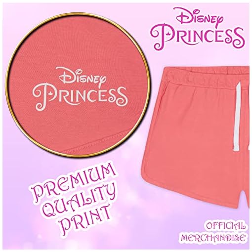 Disney Meisjes Pyjama Broekjes 2 Pack Katoen Prinses Pyjama Shorts - Image 6
