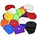 Uniclife 32 Pcs Key Cap Covers 1 Inch Key Head Protectors Soft Flexible Key Identifiers for Standard Regular Thin Flat House Keys (Not Suitable for Odd-Shaped Keys), 8 Colors