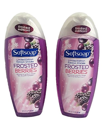 Softsoap Frosted Berries Body Wash 18 ounce each Limited Edition Pack Of 2
