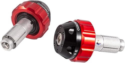 Miniatura 2 de Juego de tapones para manillar con bloqueo de acelerador de motocicleta, control de crucero, tapas de extremo de barra de agarre, juego deslizante