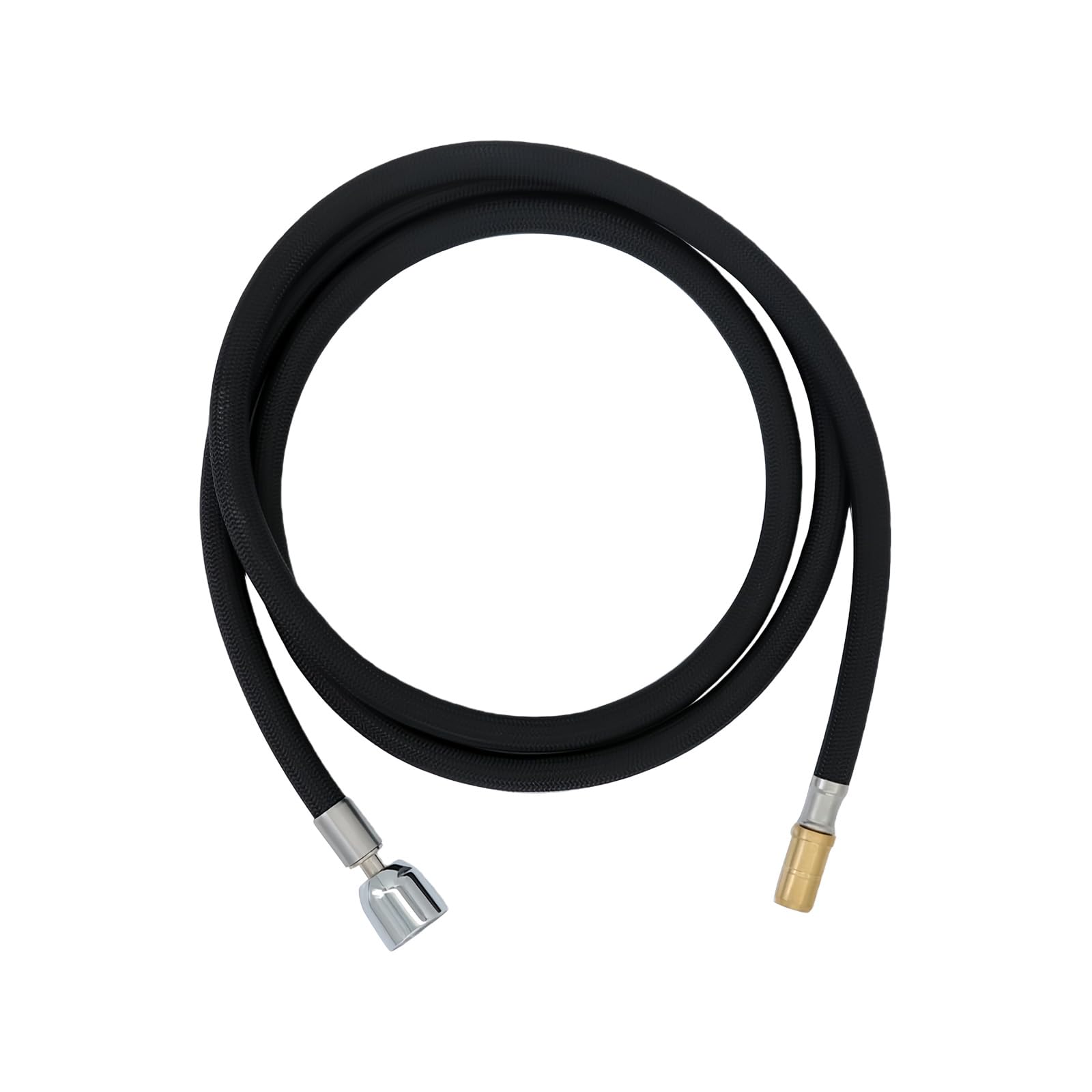 67" Flexible Faucet Hose Replacement Bathroom Sink Leakproof Nylon Tube Quick Connect Fitting Leakproof Replacement for Kitchen & Bath