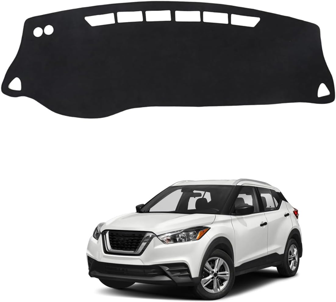 Dash Cover for Toyota Yaris 2014 2015 2016 2017 2018 2019 Dashboard Cover Mat, Sunshade Non-Slip Center Console Sunshield Protector Mat Pad