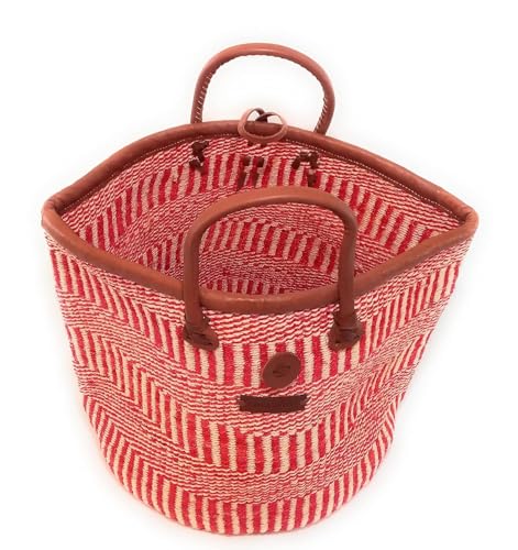 Bolso de playa tejido a mano SAWA SAWA en sisal, bolsón ligero para mercado miniatura 5