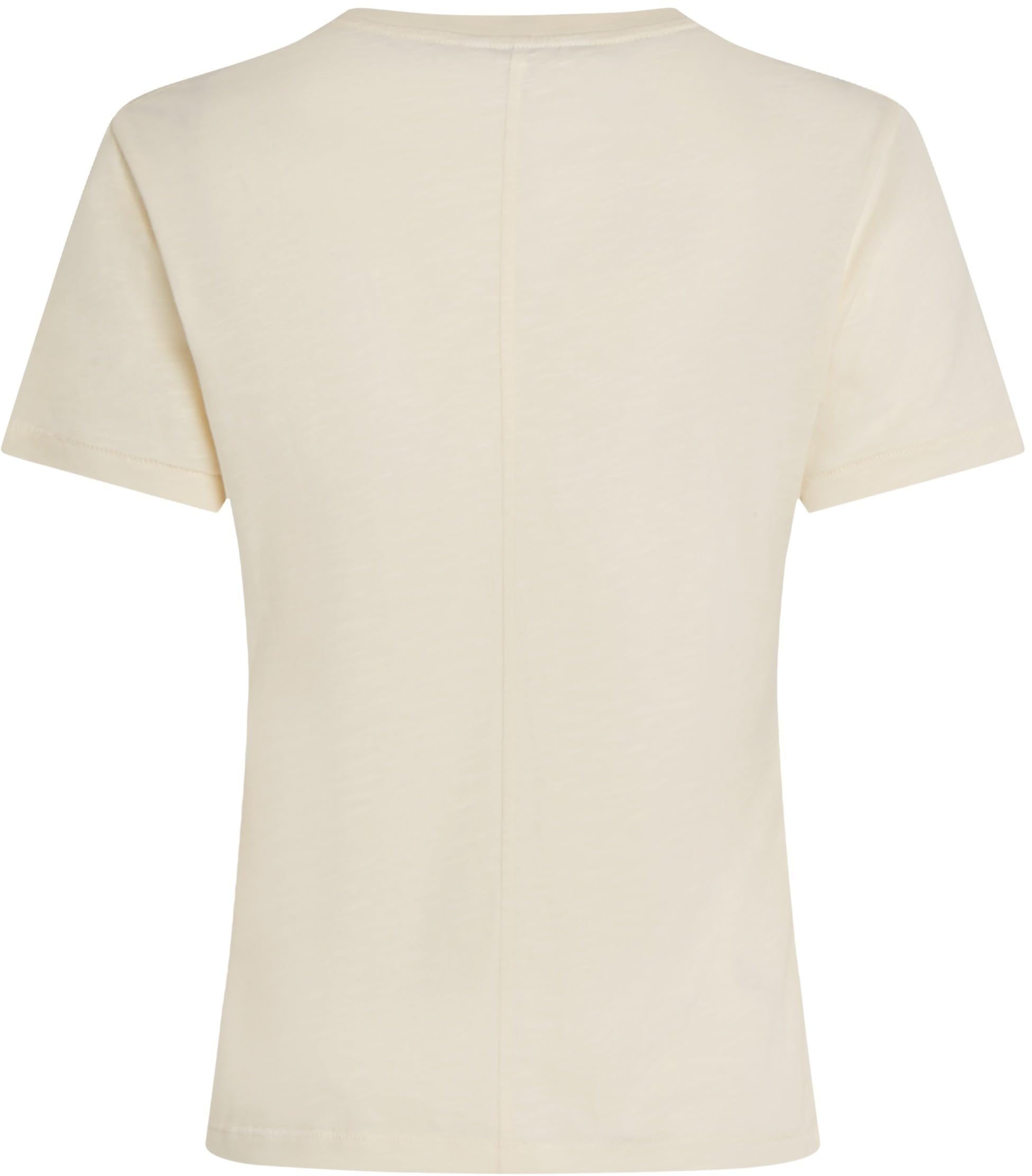 Tommy Hilfiger Camiseta de Manga Corta Mujer Slim con Cuello Redondo