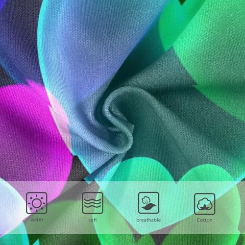 Glowing Green Blue Purple Hearts Girls Underwear Toddler 2t Cotton Girl Panties Cute Florals Briefs Underpants3