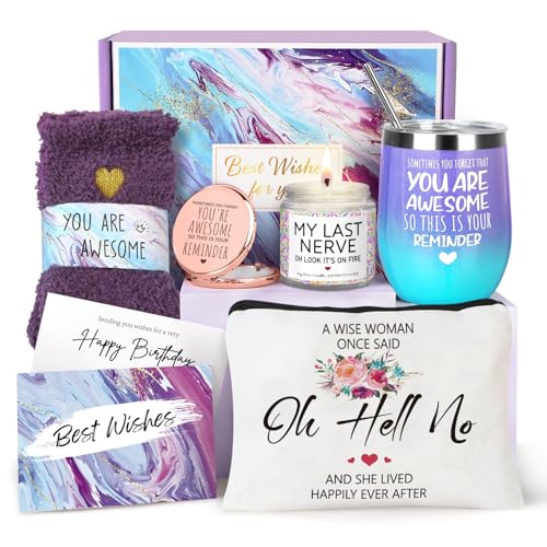 Birthday Gifts for Women, Best Friend Birthday Gifts, Gifts for Women, Happy Birthday Gifts Basket for Women, Friendship Gifts, Gifts for Friends Female Coworker Sister Mom Her Coffee Mug, Birthday