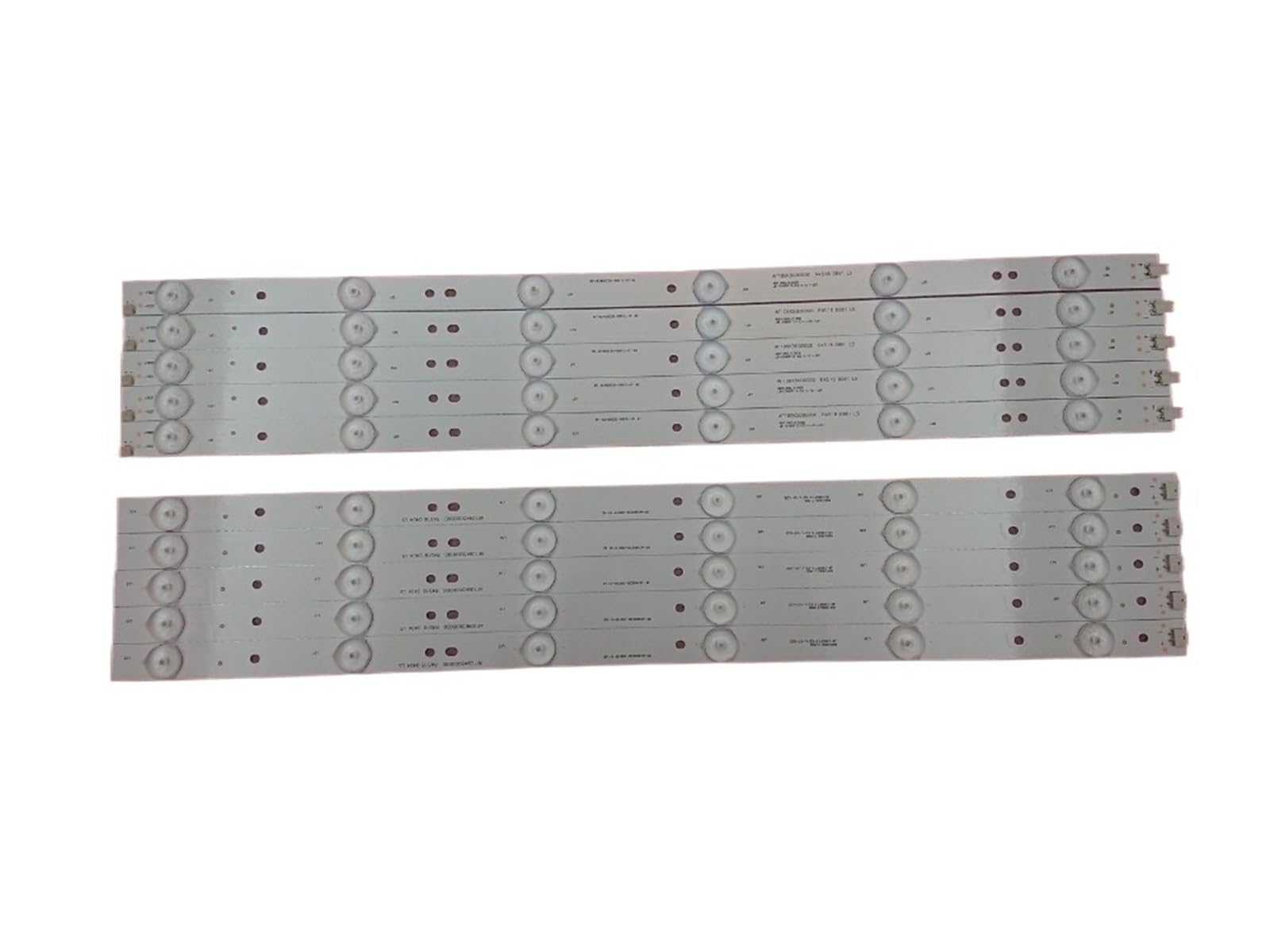 LED Backlight Strip Compatible with TV LE49S50B LE49S508 49D1000 49C1000 LB-C490F13-E2-L-G1-SE2 LB-C490F13-E2-L-G1-SE3 SVJ490A06 A09 Color Kit 10pcs for