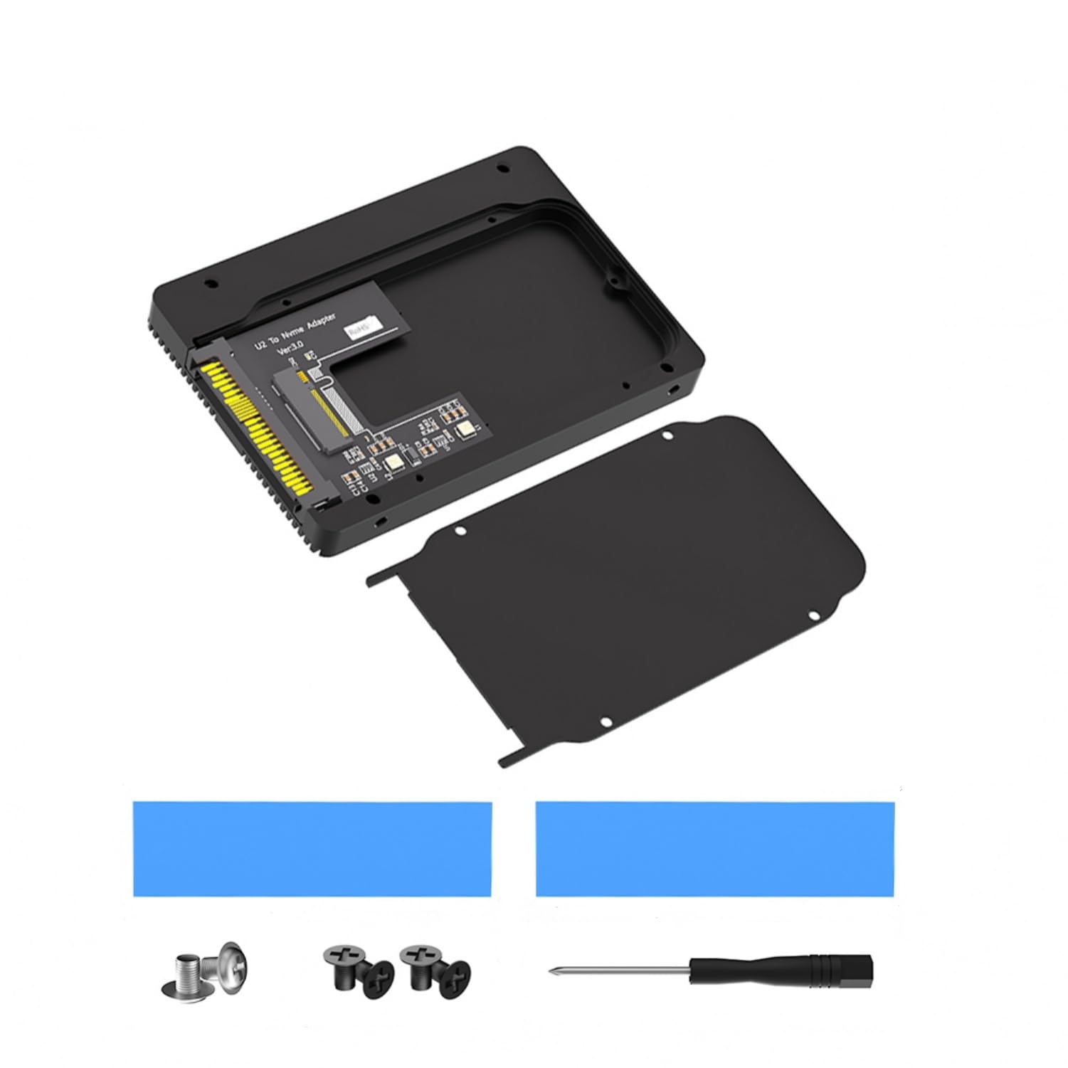 M.2 Key M (NGFF) NVMe SSD to U.2 (SFF-8639) 2.5