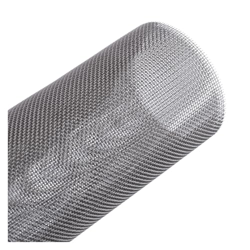 Rollos de malla metálica de acero inoxidable, Pantalla de alambre tejido acero inoxidable 30 mallas plateadas 300x300 mm