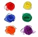 Carykon Pack of 12 Square Juggling Dance Scarves 24x24 inch for Performance Creative Play Magic Show Ornament Hairstyle-6 Colors
