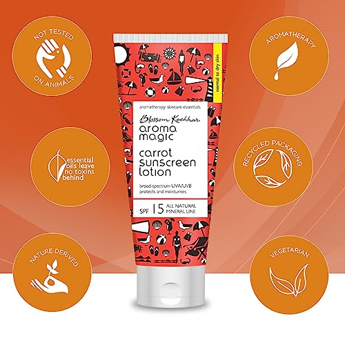 Aroma Magic Carrot Sun Screen Lotion, 100ml - Image 5