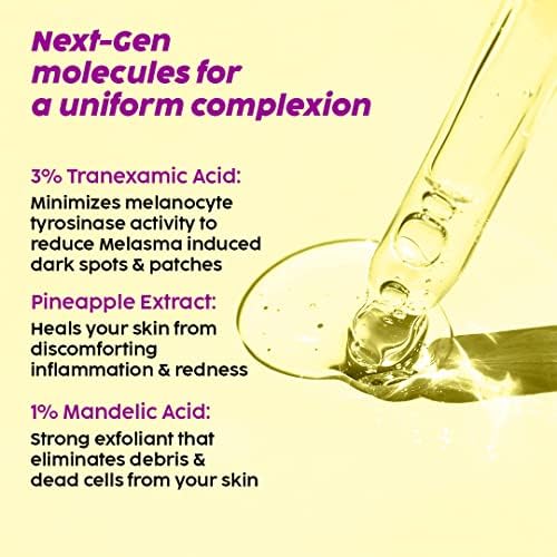 Miniatura 2 de prime craft THE PLANT FIX - Suero de ácido tranexámico al 3% de 1.0 fl oz, para melasma, hiperpigmentación, PIE, promueve la exfoliación y el brillo