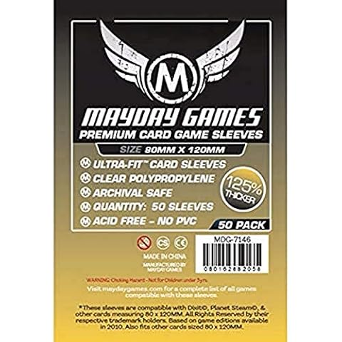 50 Mayday 80 x 120 Dixit Premium Card Sleeves Board Game Cover