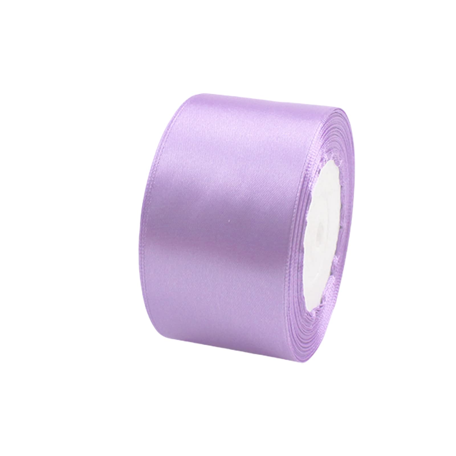 Satijnen lint, 10 mm x 22 meter, paars, effen kleur, stof, voor