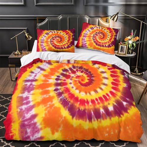 Linge de lit crâne 3D housse de couette psychédélique 200x200 microfibres ado