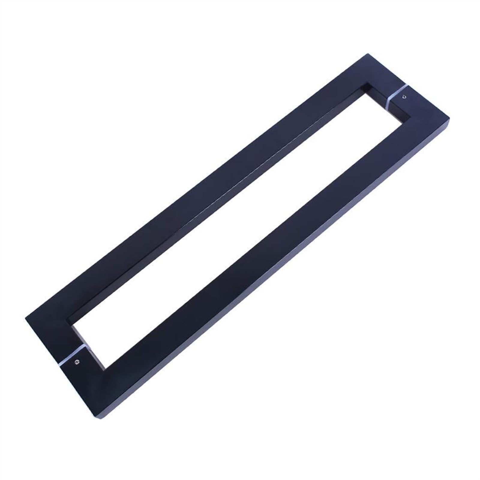 Quincaillerie de porte en acier inoxydable noir mat anti-jeu
