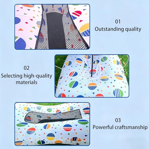Canapé gonflable de plage pare-soleil anti-mal de dos pour camping - 5