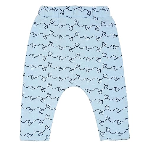 Image of miniklub Kids Blue Printed Track Pants