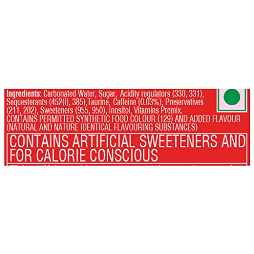 Image of Sting Energy Strawberry Drink, 250Ml Bottle (Pack of 6)